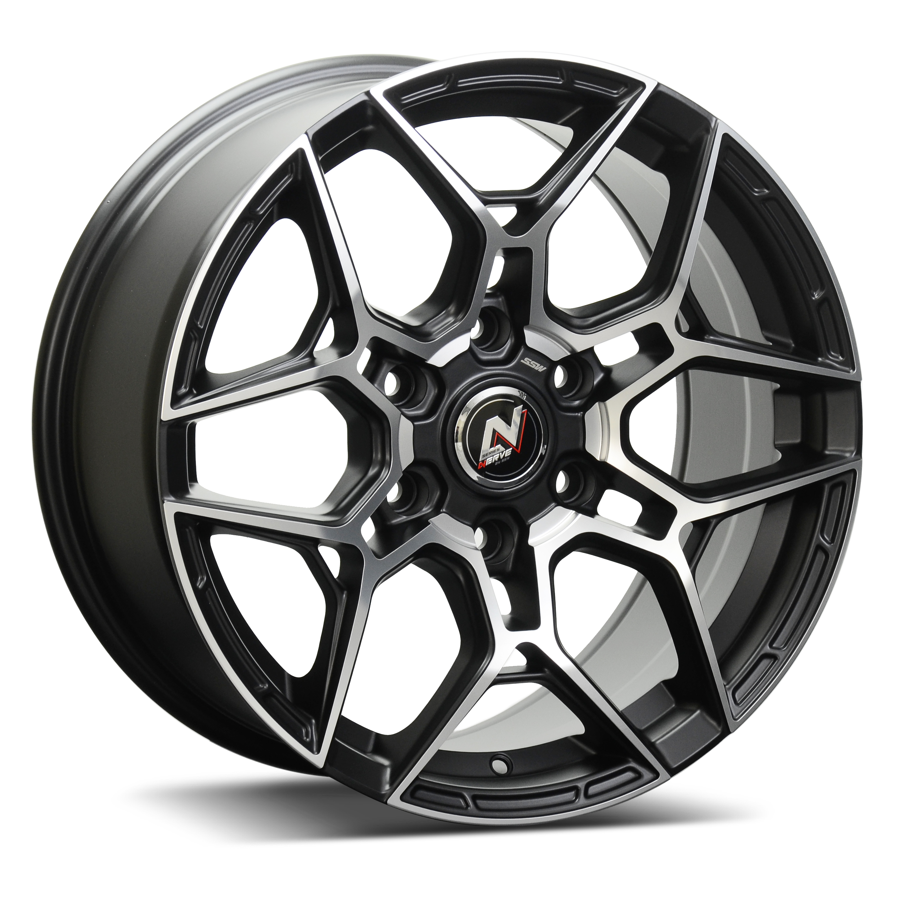 SSW S424LP 18X8.5 ET:40 6X139.7 106.1 FP/BKM/LSF (Made In Thailand)